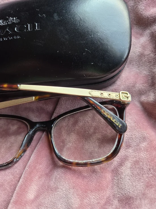 Coach Women's Eyeglasses HC 6113 5485 Dark Tortoise Butterfly Frame 53 18 - Picture 5 of 15